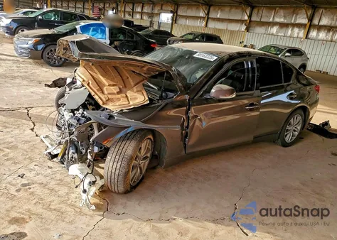 2015 Infiniti Q50 Base z USA, uszkodzony, nr VIN JN1BV7AP7FM340250